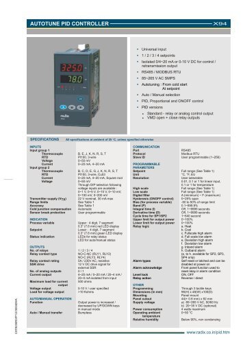 X94 - Radix Process Instrumentation