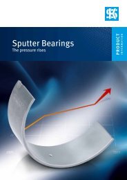 Sputter Bearings - KSPG Automotive Brazil Ltda. DivisÃƒÂ£o MS Motor ...