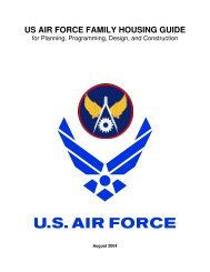 US Air Force Family Housing Guide for Planning, Programming ...