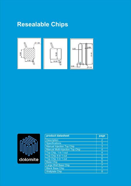 datasheet - Dolomite Microfluidics