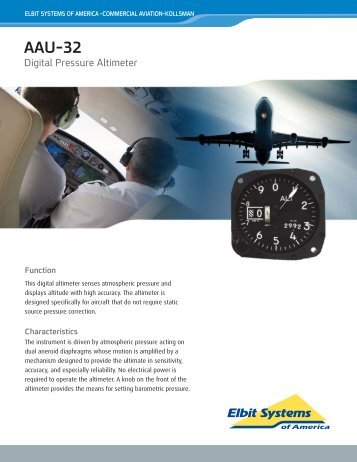 Digital Pressure Altimeter.indd - Elbit Systems of America