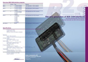 Leaflet B2S-1/2/4 - Beijer Automotive