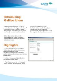 Introducing: Galileo Idiom Highlights