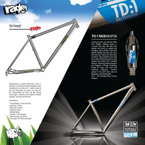Ragley 2011 Catalogue for Eurobike Final.indd - 18 Bikes