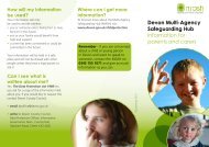 MASH - information for parents and carers - Devon County Council