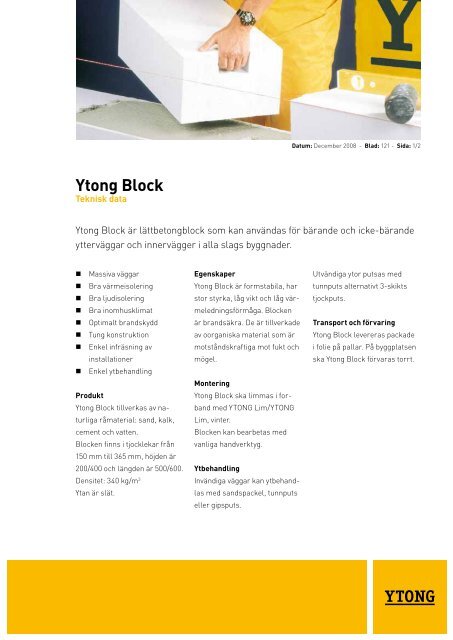 Ytong Block