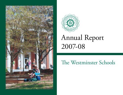 Annual Report 2007-08 - The Westminster Schools
