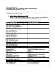 EHOPAC Meeting 171 Minutes - Environmental Health Officer ...