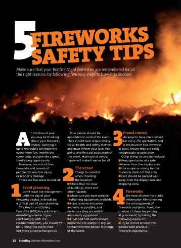 Fireworks Safety Tips - The Scout Association