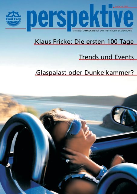 Klaus Fricke: Die ersten 100 Tage Trends und ... - Markus Jantzen