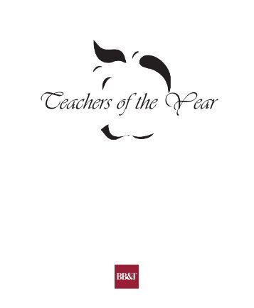 Teachers of the Year - Orange County Schools