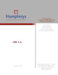 SMU S.A. - Humphreys