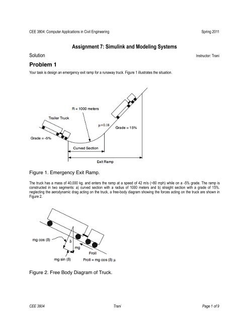 Assignment 7: Simulink and Modeling Systems Problem 1