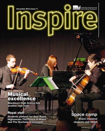 Inspire Issue 11 December 2012 - Department of Education and ...