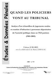 QUAND LES POLICIERS VONT AU TRIBUNAL Analyse d'un ... - HAL