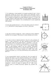 Compito di Fisica 2 Corso di Ingegneria Elettronica 10 Settembre ...