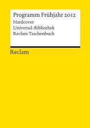 Gesamtkatalog 2012 2013 Lieferbare Titel Reclam