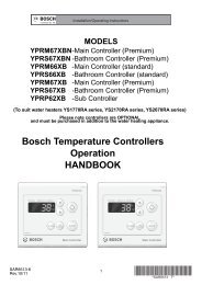 to download (PDF 1.1 MB) - Bosch Hot Water & Heating