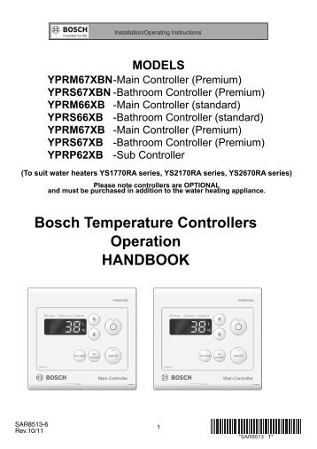 to download (PDF 1.1 MB) - Bosch Hot Water & Heating