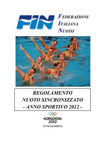 regolamento nuoto sincronizzato - anno sportivo - Federazione ...