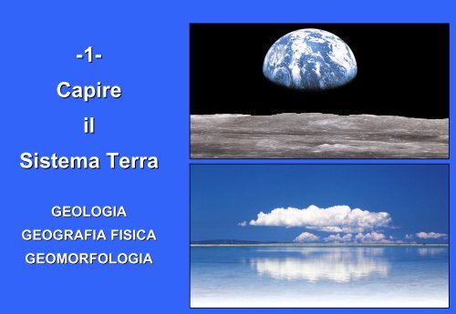 01_capire il sistema Terra.pdf - UniversitÃ  degli Studi di Firenze