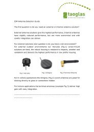 ISM 433 868 915 2400 5000 Antenna Selection Guide_V2 - Taoglas