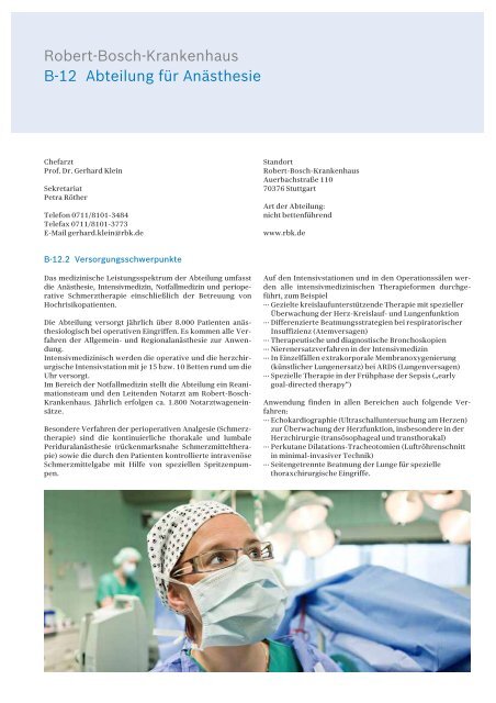 Robert-Bosch-Krankenhaus Qualitätsbericht 2010 Struktur- und ...