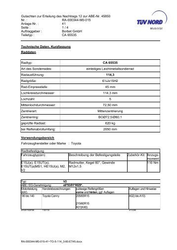 RA-000344-M0-015 Anlage-Nr. - Autoteilemann