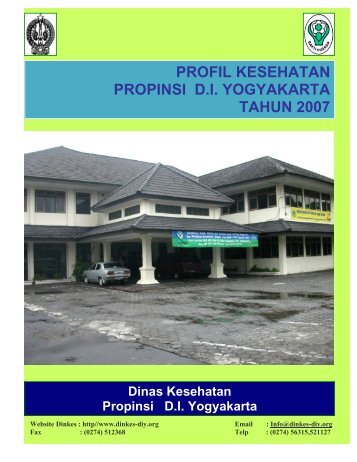 profil kesehatan propinsi di yogyakarta tahun 2007 - Departemen ...
