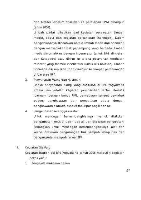 profil kesehatan propinsi di yogyakarta tahun 2007 - Departemen ...