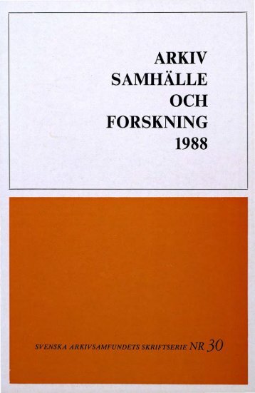 arkiv samhÃ¤lle och forskning 1988 - Visa filer