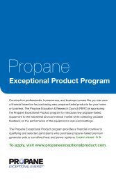 Program Brochure - Propane Education & Research Council