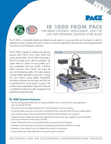 IR 1000 fRom PACE - PACE Worldwide