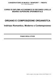 organo e composizione organistca - Conservatorio di Musica FA ...