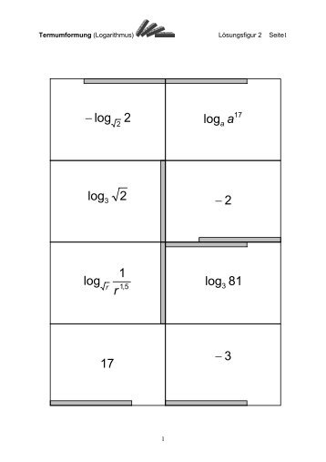 Domino Logarithmus