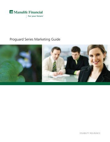 Proguard Series Marketing Guide - Repsource - Manulife Financial