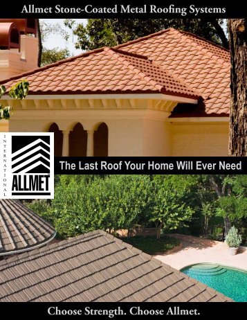 Allmet Stone-Coated Metal Roofing Systems Choose ... - Gradimo