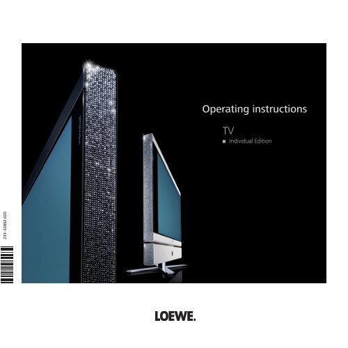 TV Operating instructions - Loewe