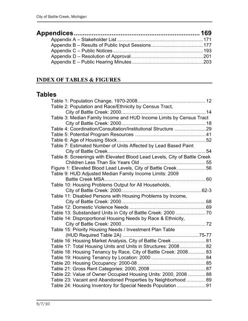 Strategic Plan - City of Battle Creek, Michigan