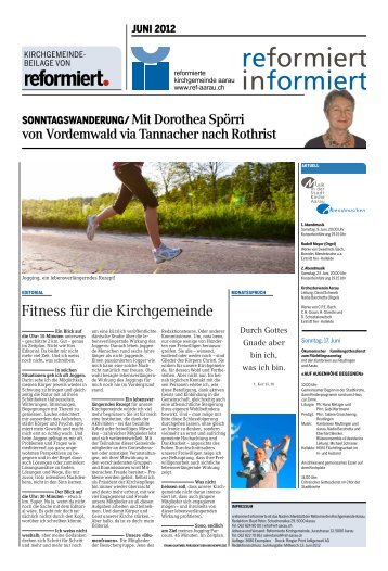 Fitness für die Kirchgemeinde - Ref-aarau