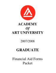 GRADUATE - Academy of Art University