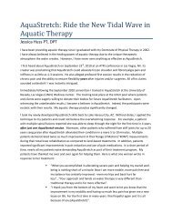 AquaStretch - Aquatic Therapy & Rehab Institute, Inc.