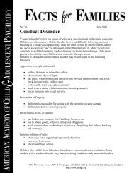 Conduct Disorder - American Academy of Child and Adolescent ...