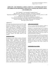 airflow and thermal simulation in a controlled test chamber