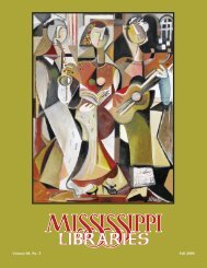 Full Text (PDF) - Mississippi Library Association