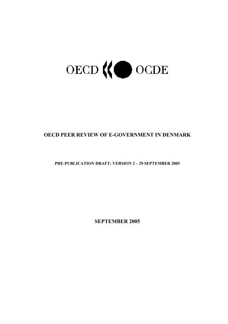 OECD Peer Review of E-Government in Denmark - ePractice.eu
