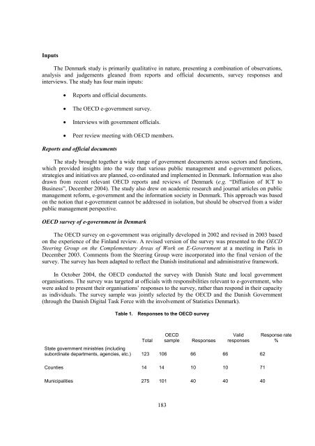 OECD Peer Review of E-Government in Denmark - ePractice.eu