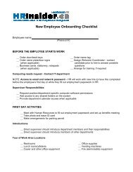 New Employee Onboarding Checklist - HRInsider