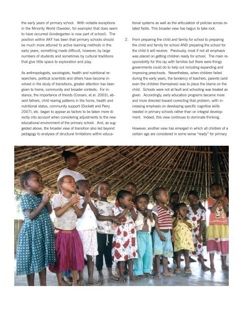 2010 Annual Report: Education - PartnershipsInAction