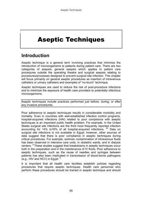 Aseptic Techniques Pdf Haspi